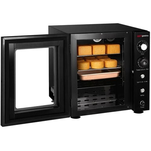 GGM Gastro Mini Räucherofen - Manuell - mit 2 Ablagen & Glastür - Schwarz