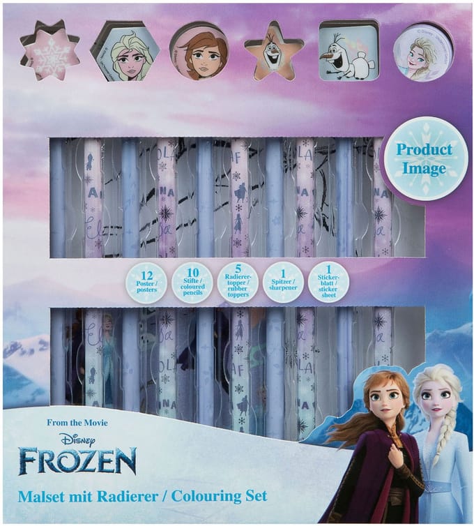 Undercover - Color set with Erasers Frozen 29 pcs.