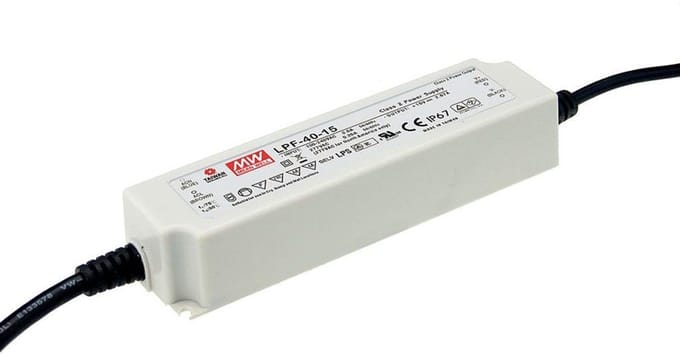 Mean Well LPF-40-24 LED-driver, LED-transformator Constante spanning, Constante stroomsterkte 40 W 1.67 A 14.4 - 24 V/D