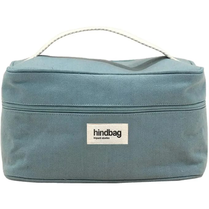 Hindbag toilettas Gaspard mint - biologisch katoen - GOTS gecertificeerd - Mint
