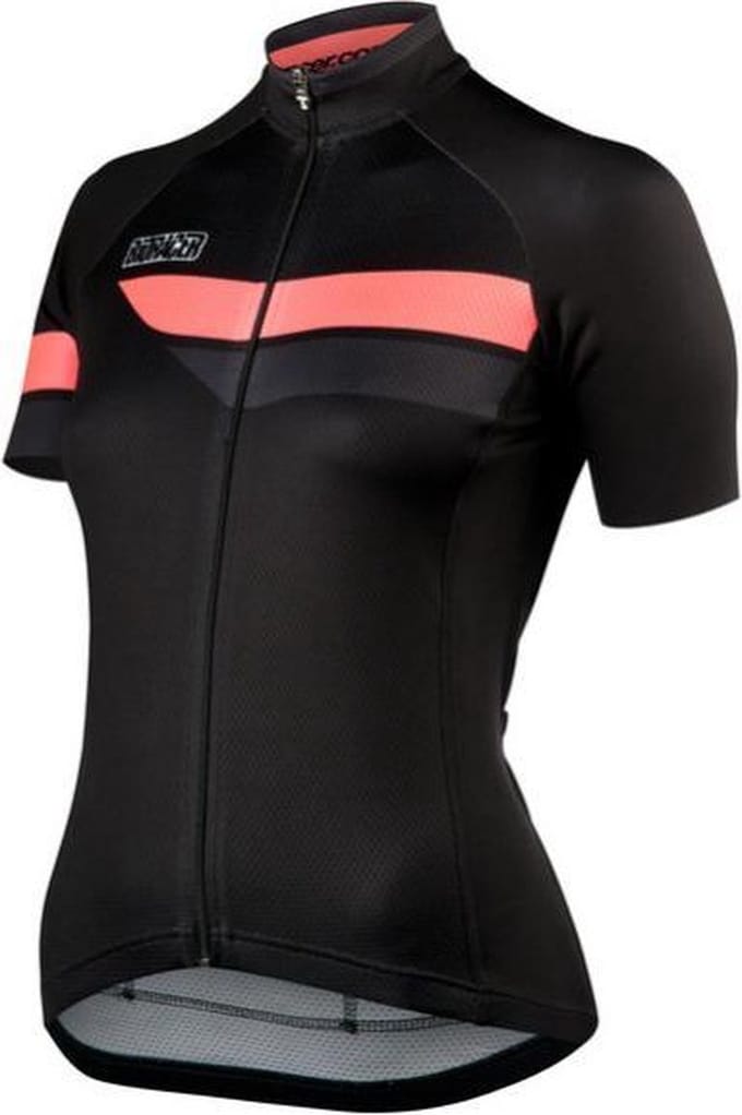 Bioracer Team Short Sleeve Women 2.0 Black/Fluo Pink Size L