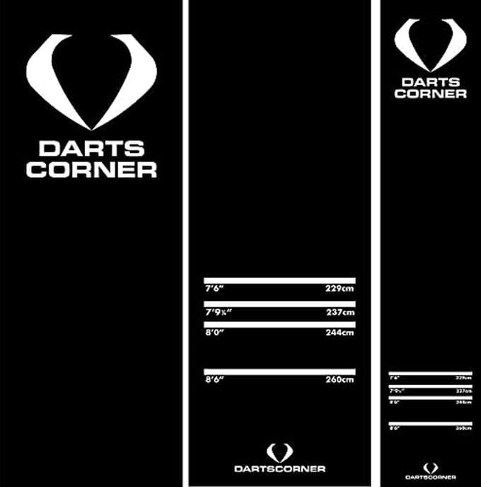 Antislip Dart Mat 290cm x 60cm - Professionele Darts Tapijt