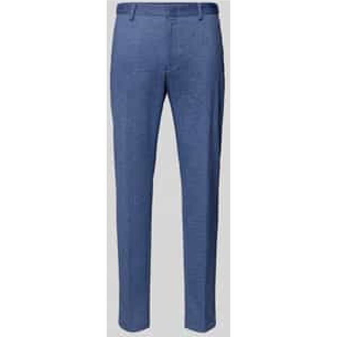 Straight fit pantalon met viscose, model 'Rick'