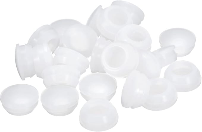 Siliconen Stops - Rubberen Doppen - Gaten Afsluiten - Waterdicht en Flexibel - 18-19mm Diameter - Transparant