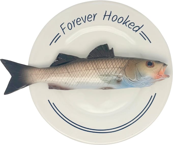 Say It with Fish - Spigola - Forever Hooked - blauw