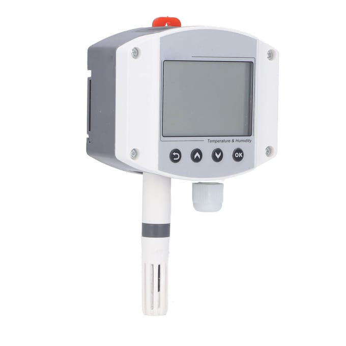 Temperatuursensor Vochtigheidstransmitter Wandmontage LCD-display 4‑20mA voor Machineapparatuur