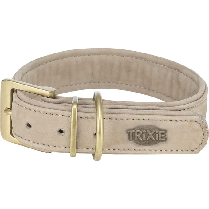 Leren halsband Trixie
