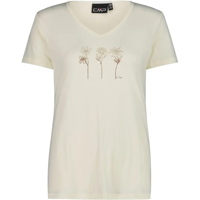 Dames T-shirt met print op de voorkant CMP Hi-Tech