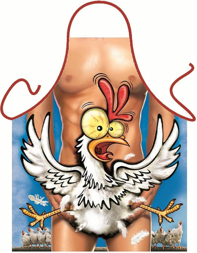 Gelukkige Kip - Sexy Leuke Grappige Keukenschort