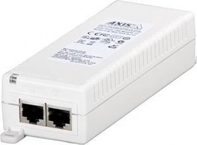 AXIS T8120 Midspan – PoE Injector – 1‑Port – 15 W – IEEE 802.3af – Gigabit