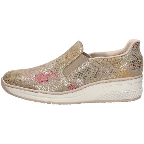 Rieker Instappers beige Synthetisch - Dames - Maat 38