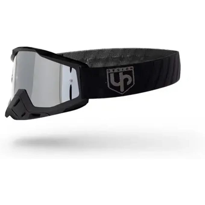 Kruis motor masker scherm UP Design Mirror Silver Lens