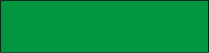 Blanco magneetsticker - groen 200 x 50 mm