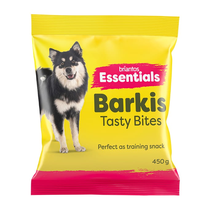 450g Briantos Essentials Barkis in Nachfüllbeutel Trainingssnack für Hunde