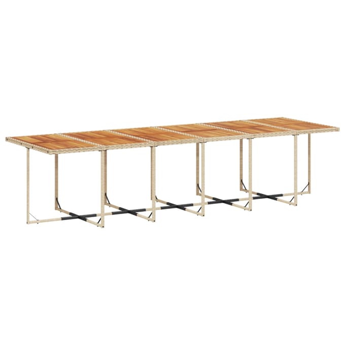 vidaXL - 17-delige - Tuinset - met - kussens - poly - rattan - beige