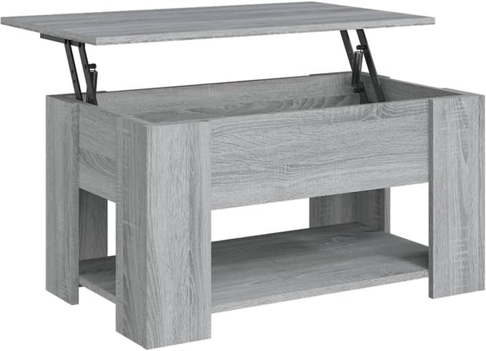 Moderne Salontafel 79x49x41 cm Bewerkt Hout Sonoma Eiken