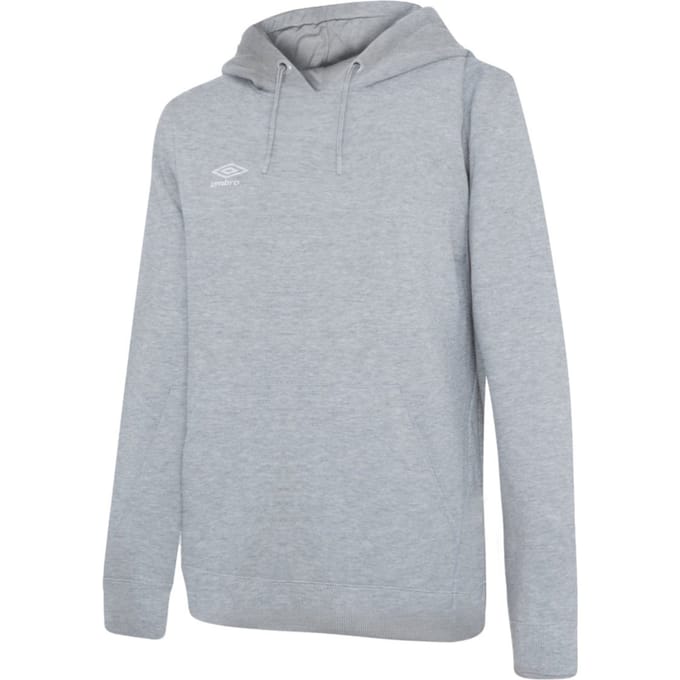 Umbro Dames/Dames Club Vrije Tijd Hoodie (Grijs gemêleerd/wit)