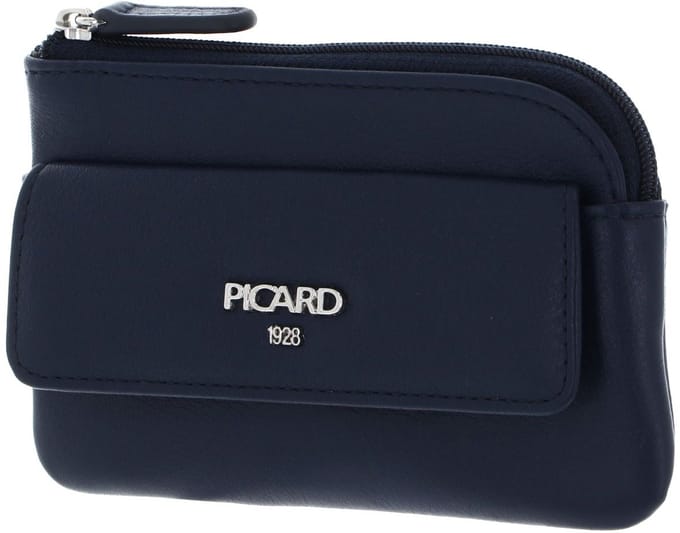 PICARD Leren sleutelgeval Bingo Key Case Midnight donkerblauw