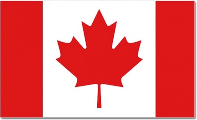 *** Vlag Canada 150 x 90 cm - van Heble® ***