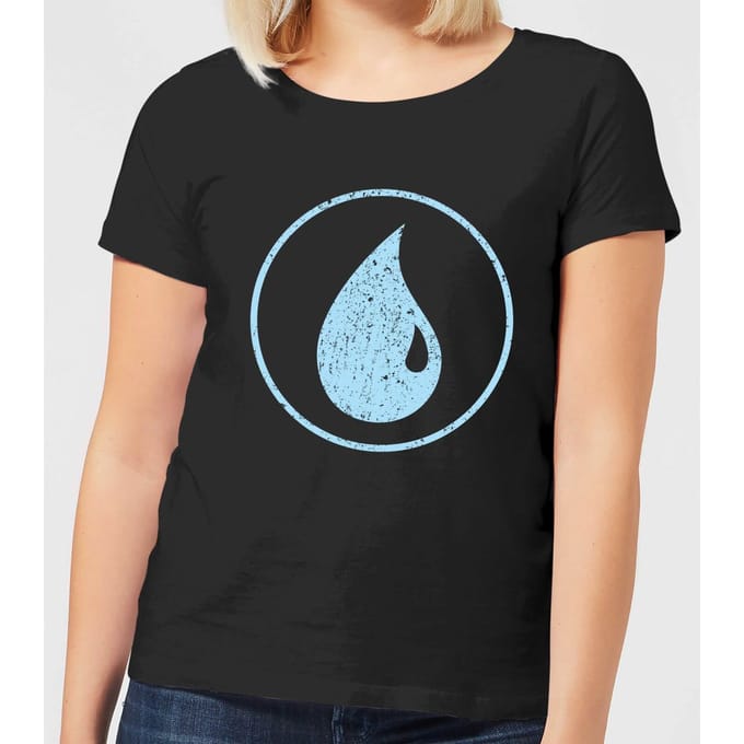 Magic The Gathering Blue Mana Dames T-shirt - Zwart - M