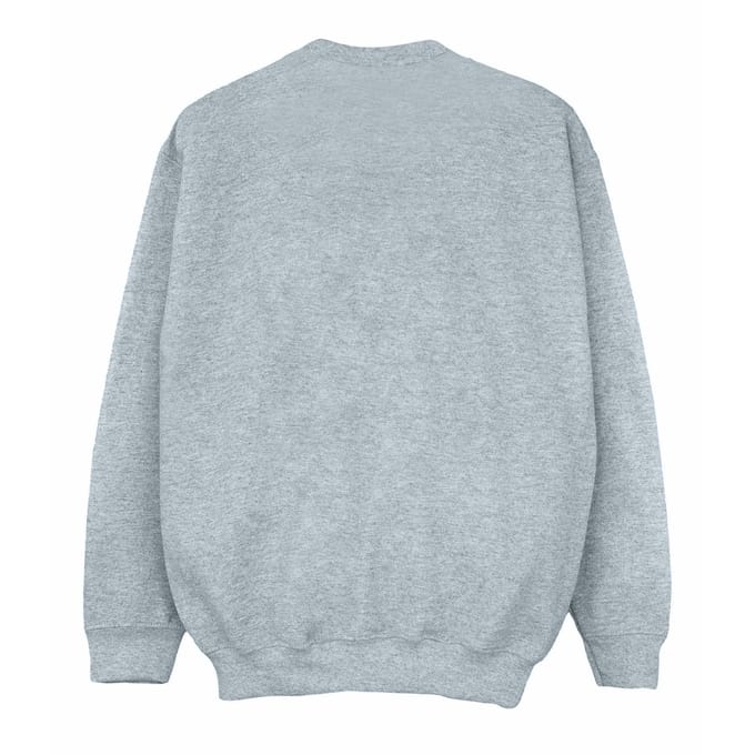 Disney Meisjes Lilo en Stitch Cupido Valentijn Sweatshirt (Sportgrijs)