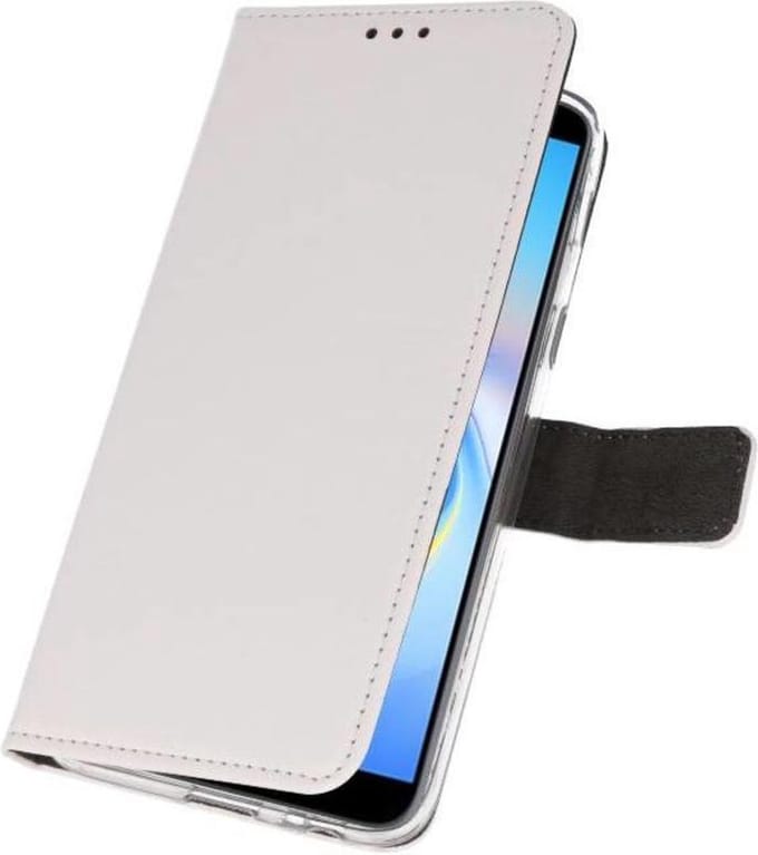 Bestcases Pasjeshouder Telefoonhoesje Samsung Galaxy J6 Plus (2018) - Wit