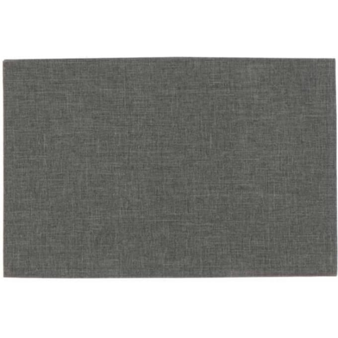 Unique Living | Placemat Dario | Rechthoekig | Polyester | Donkergrijs | 45x30cm
