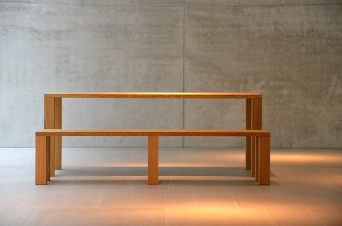 Jan Kurtz - Leos Bank - 200 cm - eiken - bruin