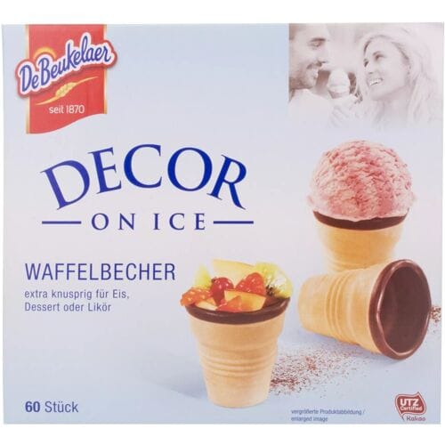 De Beukelaer DECOR ON ICE Waffelbecher 60 Stück