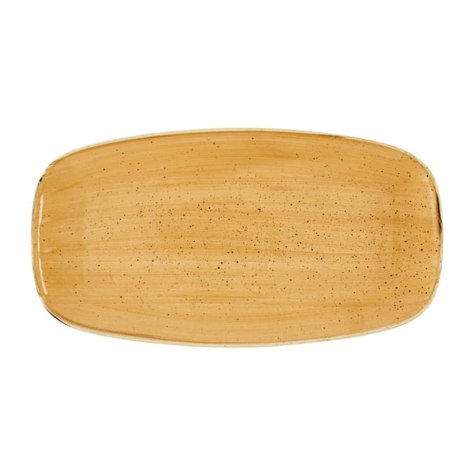 Churchill Stonecast Tangerine Chefs' Oblong No. 4 Mokken (6 stuks)