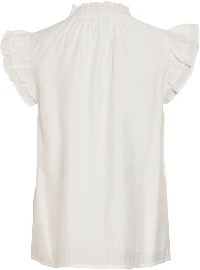 VILA - VIANU S/L V-NECK TOP/RN - Dames - Blouses