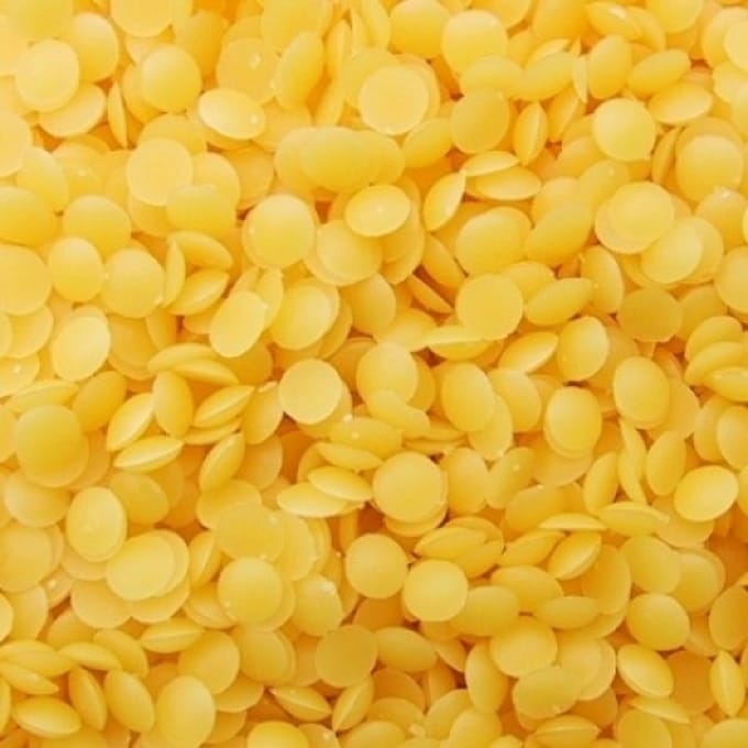 Bijenwas, korrels, ongebleekt, 100 gram