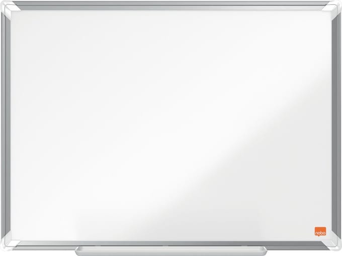 Nobo Premium Plus Magnetisch Whiteboard Emaille - Met Pennengoot - Inclusief Whiteboard Marker - 600x450mm