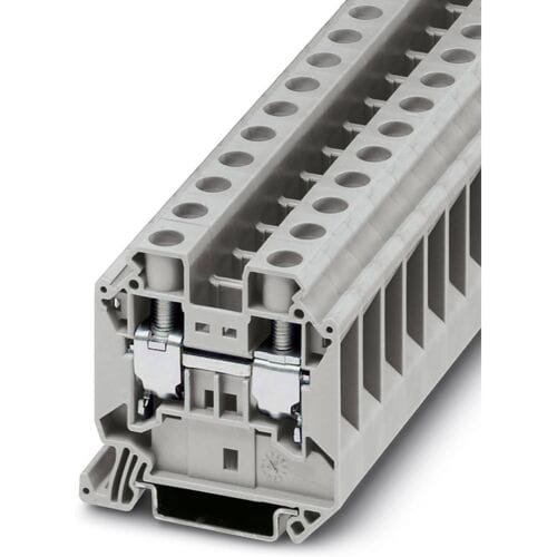 Phoenix Contact 3044199 Doorgangsserieklem 12.2 mm Schroeven Grijs 50 stuk(s) Piece