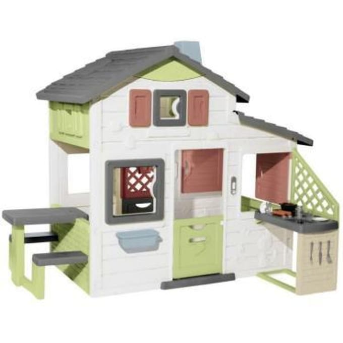Smoby .Life Friends huisje met buitenkeuken & pic