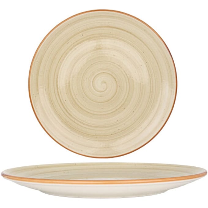 Bonna Dinerbord - Aura Terrain - Porselein - 27 cm - set van 6