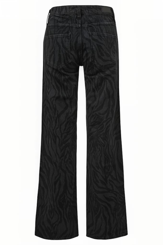 s.Oliver Jeans-hose Grey/black Maat: W36L30 | Flared Jeans Outlet | Dames | Zwart