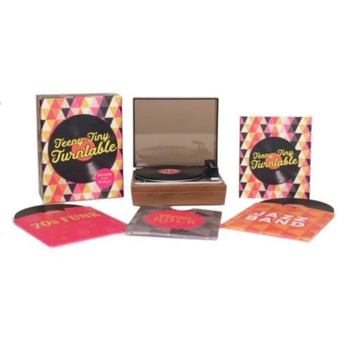 Teeny-Tiny Turntable: Includes 3 Mini-Lps To Play! [with Battery] - Rp Minis - Running Press