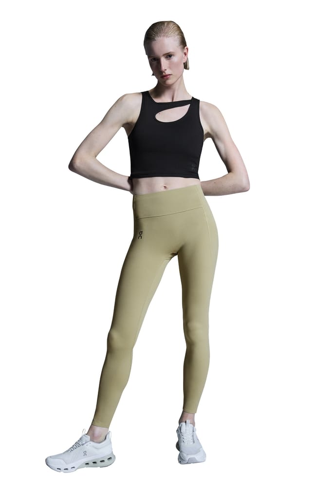 On Studio Tights 1 W Caper Caper Maat: S | Sportaccessoires Outlet | Dames | Bruin