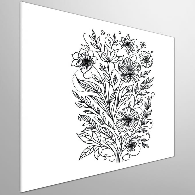 Kunstprint | Wanddecoratie | Dibond | 100 × 100 cm