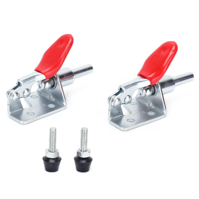 2 Set Duw Trek Knevelklem Snelle Positionering Handgereedschap Woondecoratie Accessoires