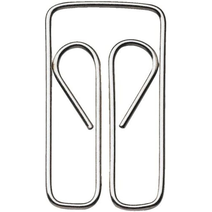 paperclips Alco 27mm uilvorm doos à 100 stuks