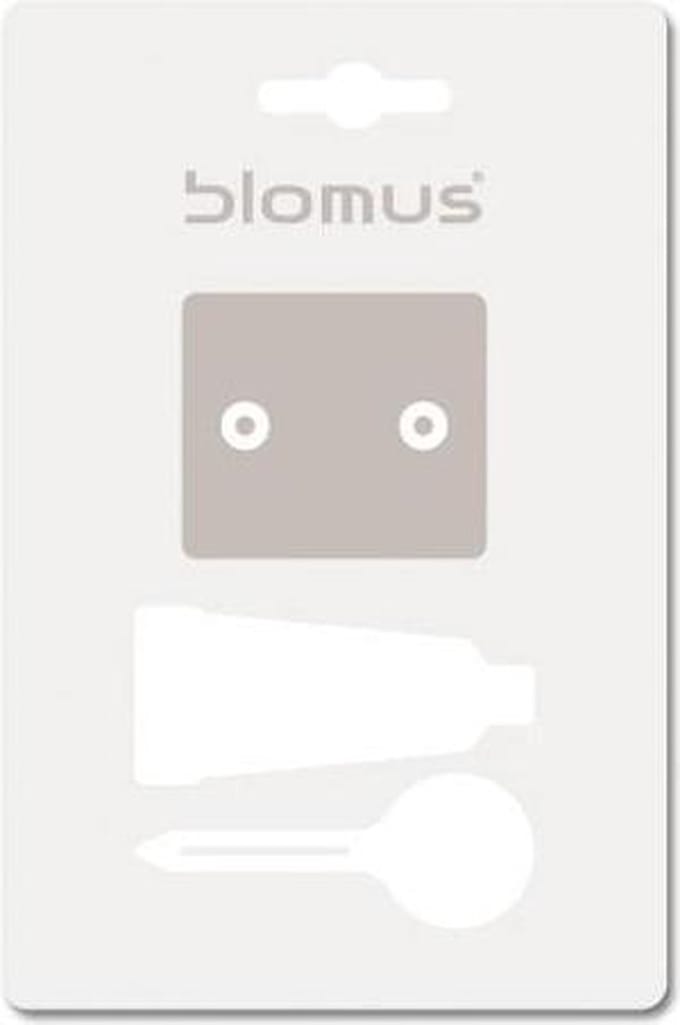 Blomus wandmontagekit "nooit meer boren" 3 x 3,5 cm