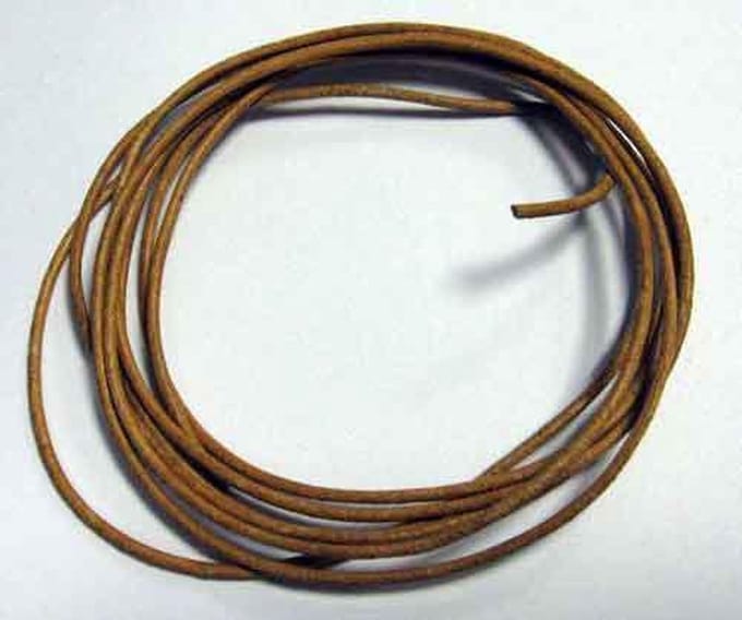 Leren Koord - Natural - 2mm - 5x2meter - Echt Leer!! - Totaal 10 Meter