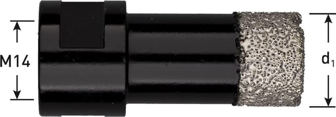 Ivana Tegelboorkroon graniet M14 Ã˜20.0mm
