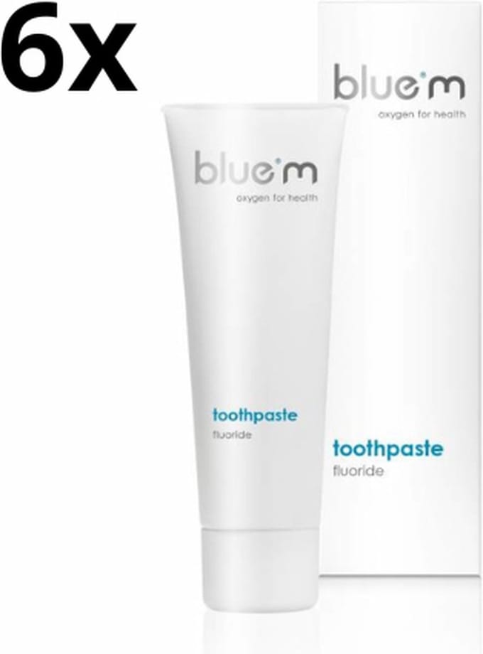 6x Bluem Tandpasta Perio Care Fluoride 75 ml - Voordeelverpakking