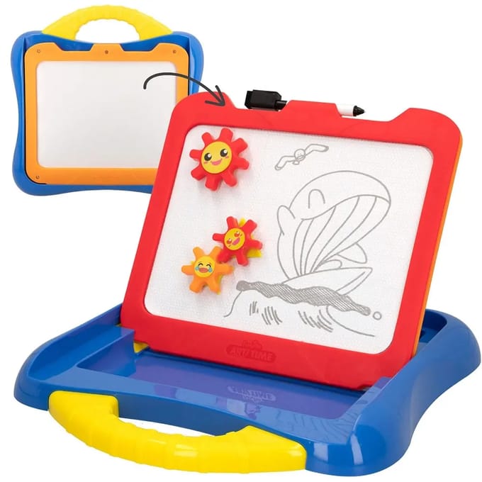 Dubbelzijdig magnetisch bord met accessoires CB Toys