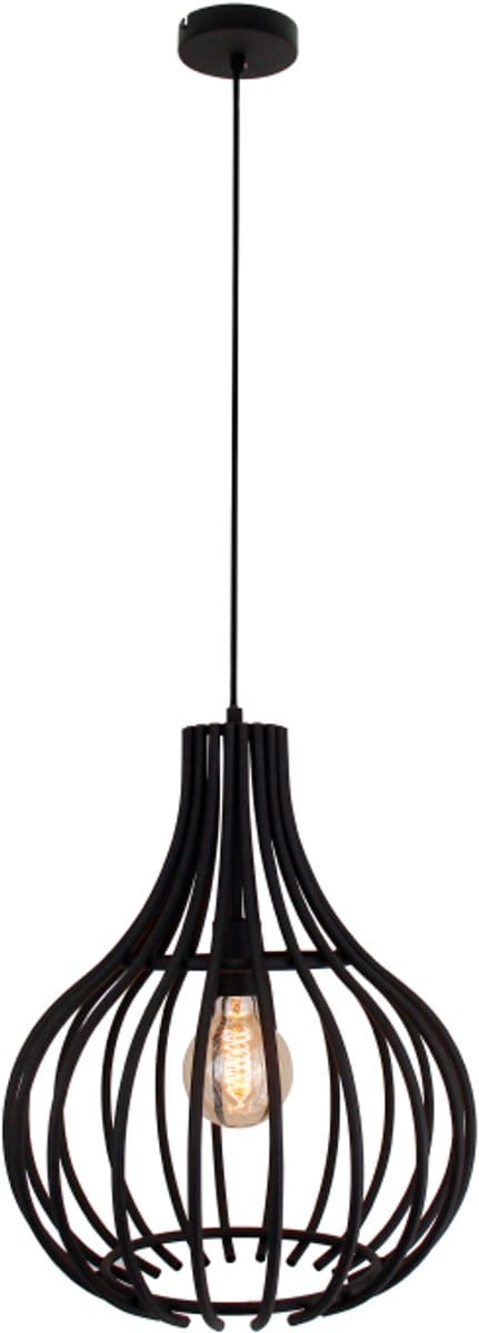 Chericoni Goccia Hanglamp - 1 lichts - Ø40cm - E27 - Zwart - Metaal