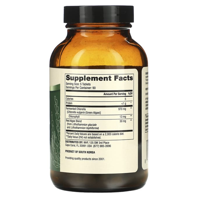 Dr. Mercola - Fermented Chlorella with Chlorophyll - 450 tabletten
