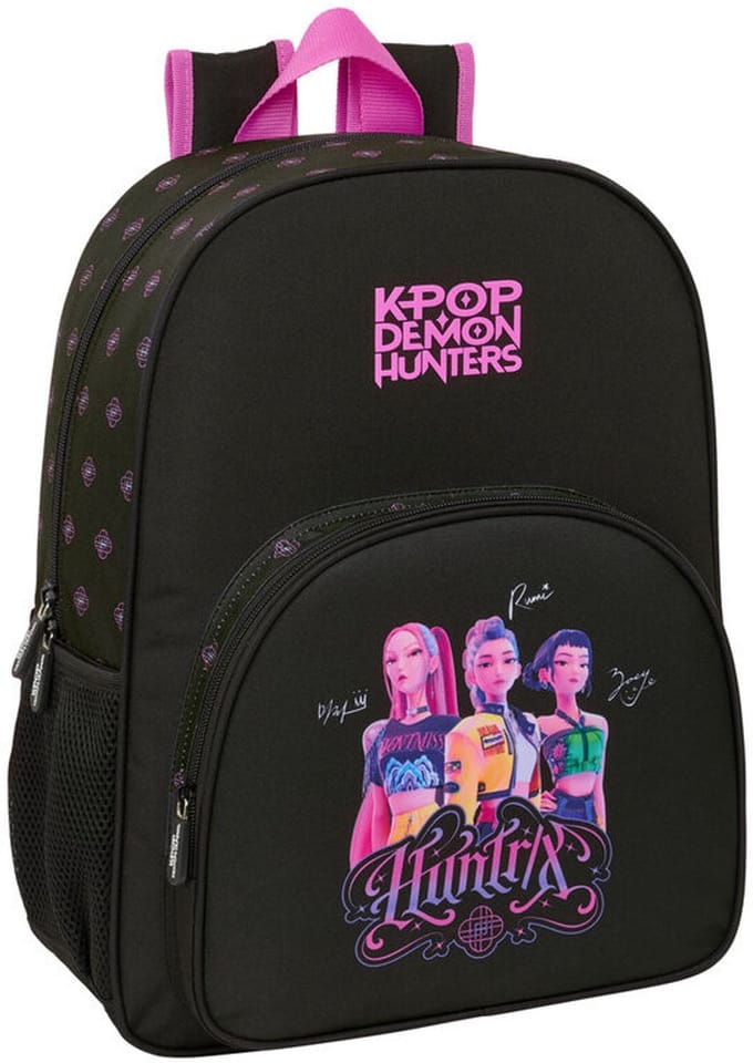 KPop Rugzak - Demon Hunters Negra - 42 x 33 x 14 cm - Polyester